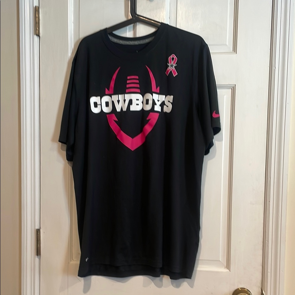 Black and Pink Cowboys T-Shirt